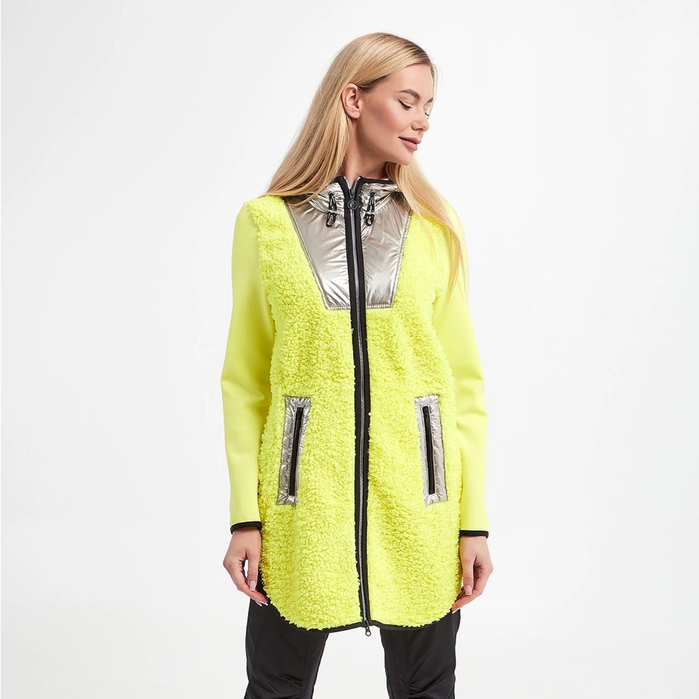 Women’s Silver and Citric Acid Sportalm Long Jacket